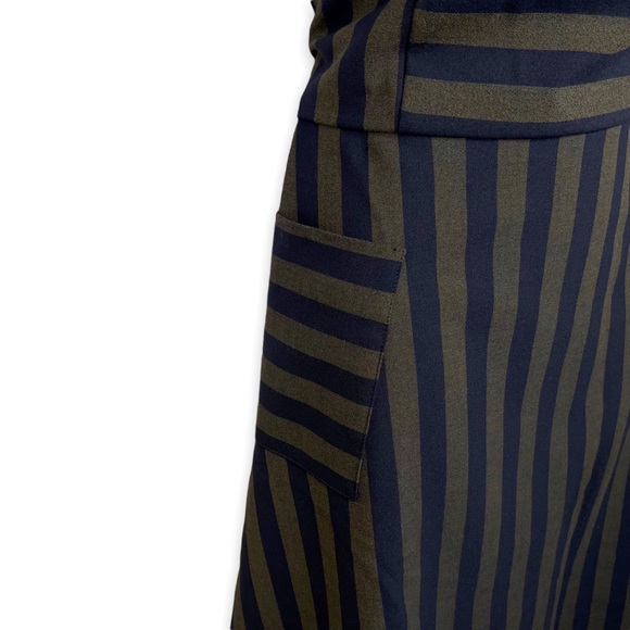 Brooks Brothers Red Fleece Striped A-line Dress Size 12 - Picture 3 of 6